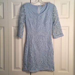 Blue Lace Dress